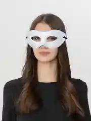 Белый маска карнавальная "Мафия".