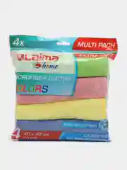 Салфетка из плотной микрофибры 40х40см "MULTI PACK PRO COLOUR 40" КОМПЛЕКТ 4шт LAIMA