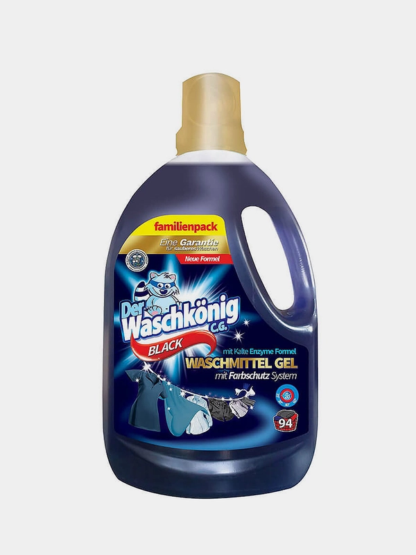 Гель для стирки чёрных тканей Der Waschkonig Black, 3305 мл
