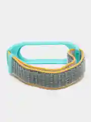 Ледяной ремешок на липучке для Xiaomi Mi Band 3, 4, 5, 6, 7 Сяоми Ми Банд, тканевый, нейлоновый