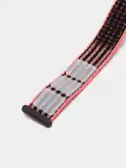 Угольный ремешок на липучке для Xiaomi Mi Band 3, 4, 5, 6, 7 Сяоми Ми Банд, тканевый, нейлоновый