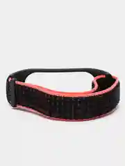Угольный ремешок на липучке для Xiaomi Mi Band 3, 4, 5, 6, 7 Сяоми Ми Банд, тканевый, нейлоновый