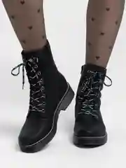 Черный ботинки женские Rieker