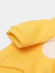 Желтый толстовка с капюшоном для собак и кошек, с ушами