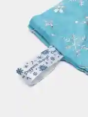 Голубой мешок новогодний для подарков, с завязками,20 х 30см,25 х 35 см/Подарочный мешок/Дед Мороз