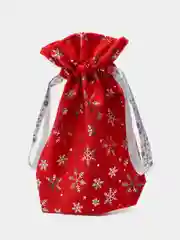 Красный мешок новогодний для подарков, с завязками,20 х 30см,25 х 35 см/Подарочный мешок/Дед Мороз