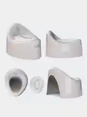 Серый горшок детский туалетный Kidwick "Ракушка"