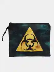 Папка для тетрадей BRAUBERG А5, 1 отделение, полиэстер, на молнии, с ручкой, Caution