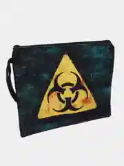 Папка для тетрадей BRAUBERG А5, 1 отделение, полиэстер, на молнии, с ручкой, Caution