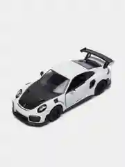 Белый металлическая машинка 1:36 Porsche 911 GT2 RS KT5408D