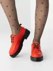 Красный женские лоферы