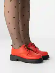 Красный женские лоферы