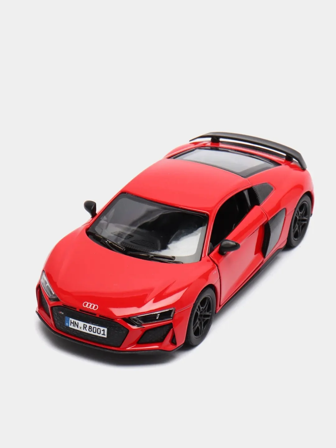 Желтый металлическая машинка 1:38 Audi R8 Coupe 2020 KT5422D