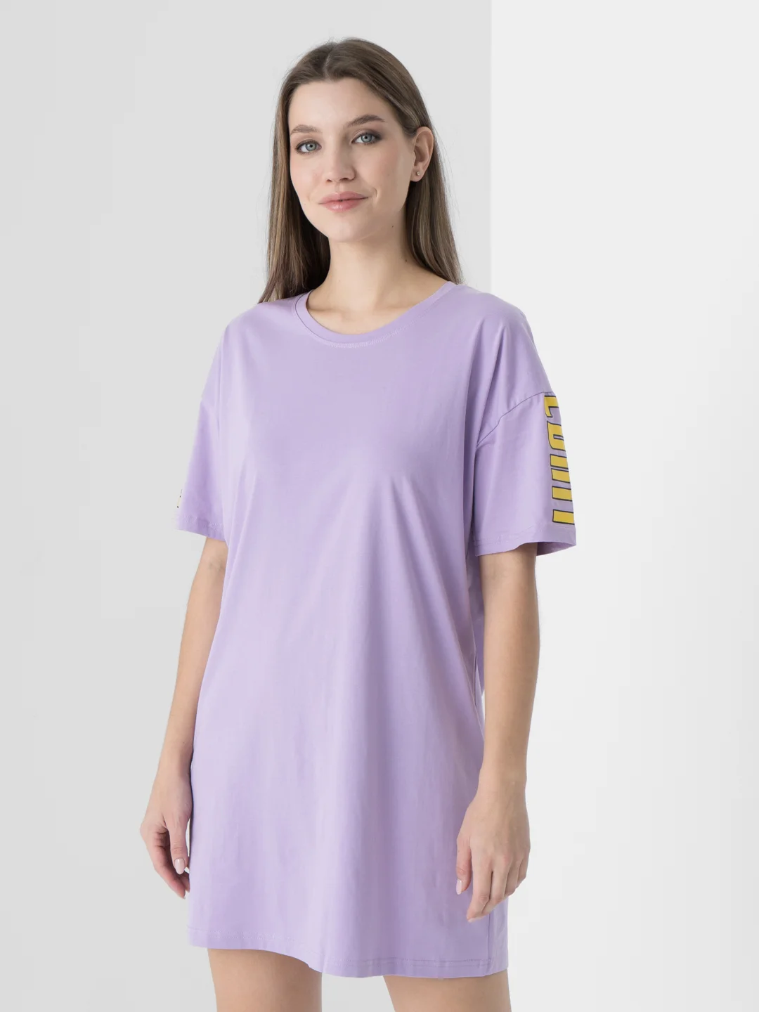 Белый платье женское, туника, oversize, платье для дома, домашний костюм