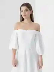 Платье женское, вечернее, с открытыми плечами