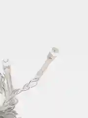 Белый гирлянда-штора бахрома