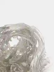 Белый гирлянда-штора бахрома