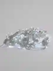 Белый гирлянда-штора бахрома