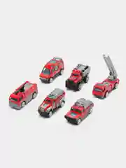 Красный детский игрушечный набор машин "Машиновоз", "Автовоз"
