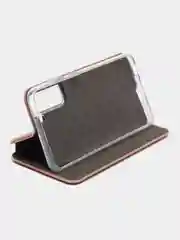 Розовый чехол-книжка Samsung Galaxy S21 FE, Самсунг Галакси С21 ФЕ