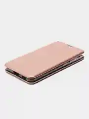 Розовый чехол-книжка Samsung Galaxy S21 FE, Самсунг Галакси С21 ФЕ