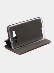 Пурпурный чехол книжка на Samsung Galaxy J2 Prime / Galaxy Grand Prime, Самсунг Галакси Джи2 Прайм