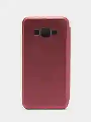 Пурпурный чехол книжка на Samsung Galaxy J2 Prime / Galaxy Grand Prime, Самсунг Галакси Джи2 Прайм