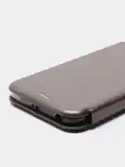 Серебряный чехол книжка на Xiaomi Redmi 5A, Сяоми Редми 5А
