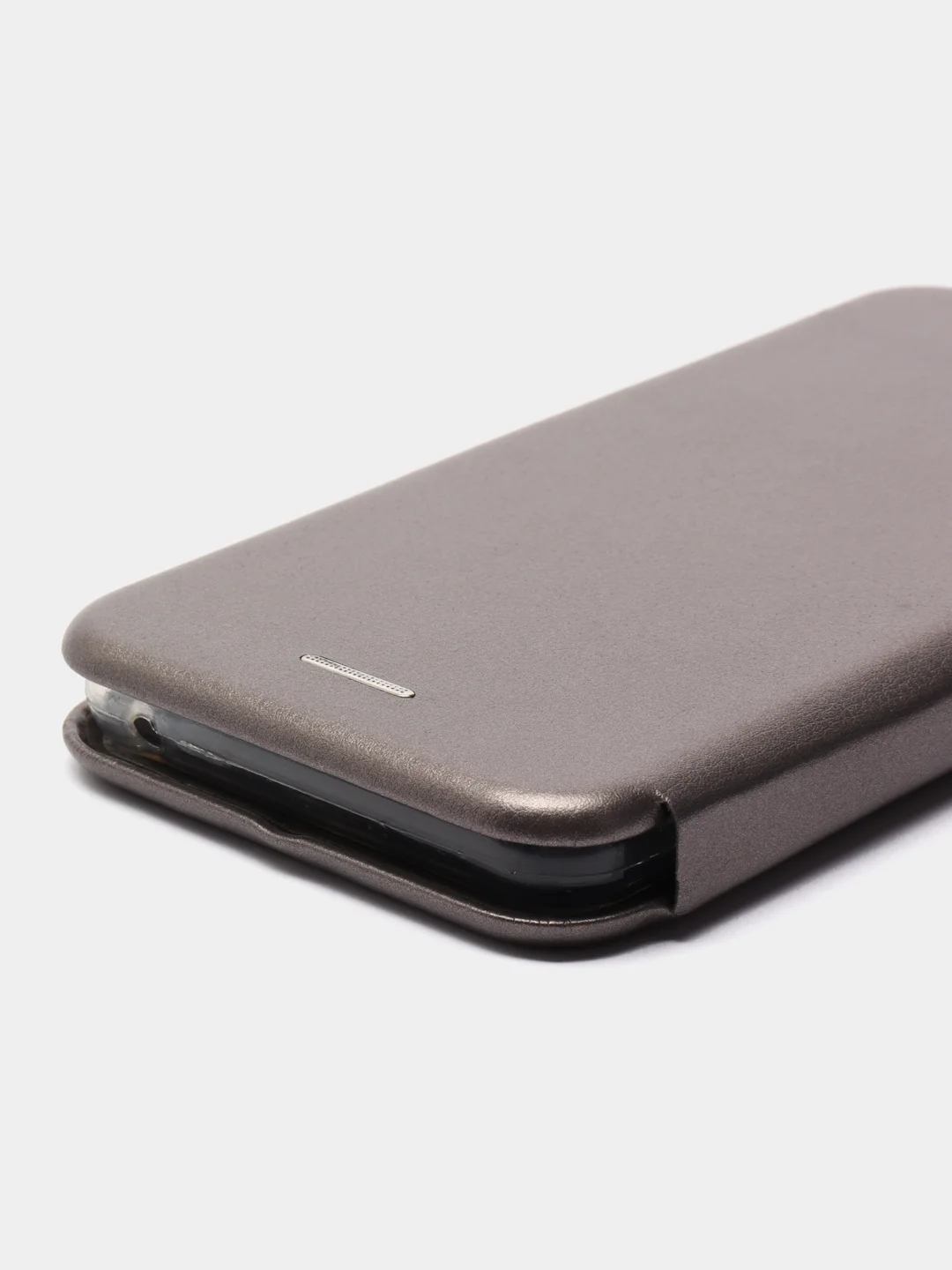 Серебряный чехол книжка на Samsung Galaxy A3 2016 (A310), Самсунг Галакси А3 2016 (А310)