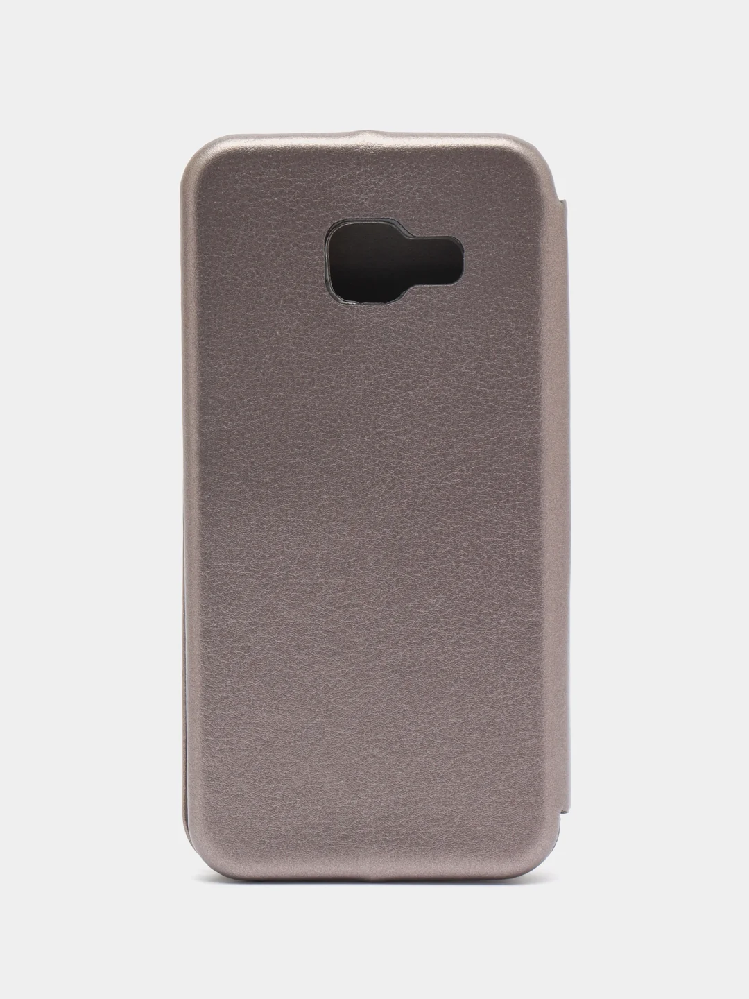 Серебряный чехол книжка на Samsung Galaxy A3 2016 (A310), Самсунг Галакси А3 2016 (А310)