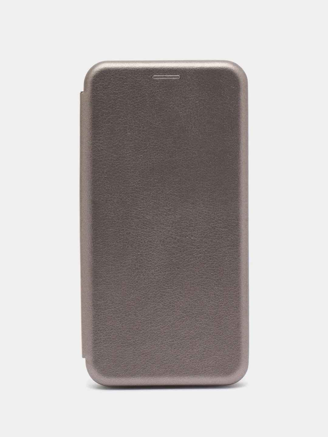 Серебряный чехол книжка на Xiaomi Redmi 8A, Сяоми Редми 8А
