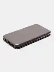 Серебряный чехол книжка на Xiaomi Redmi 8A, Сяоми Редми 8А
