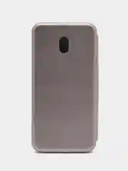 Серебряный чехол книжка на Xiaomi Redmi 8A, Сяоми Редми 8А