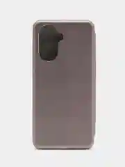 Серебряный чехол книжка Huawei Nova Y70, Хуавей Нова У70