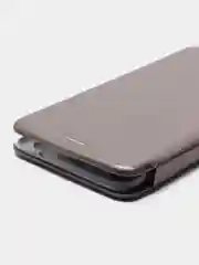 Серебряный чехол книжка Huawei Nova Y70, Хуавей Нова У70