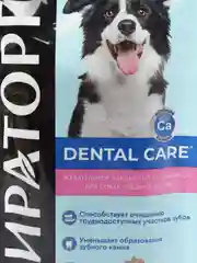 Лакомство Мираторг "Dental", с говядиной, для собак мелких и средних пород, 4 штуки