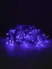 Синий светодиодная гирлянда-штора