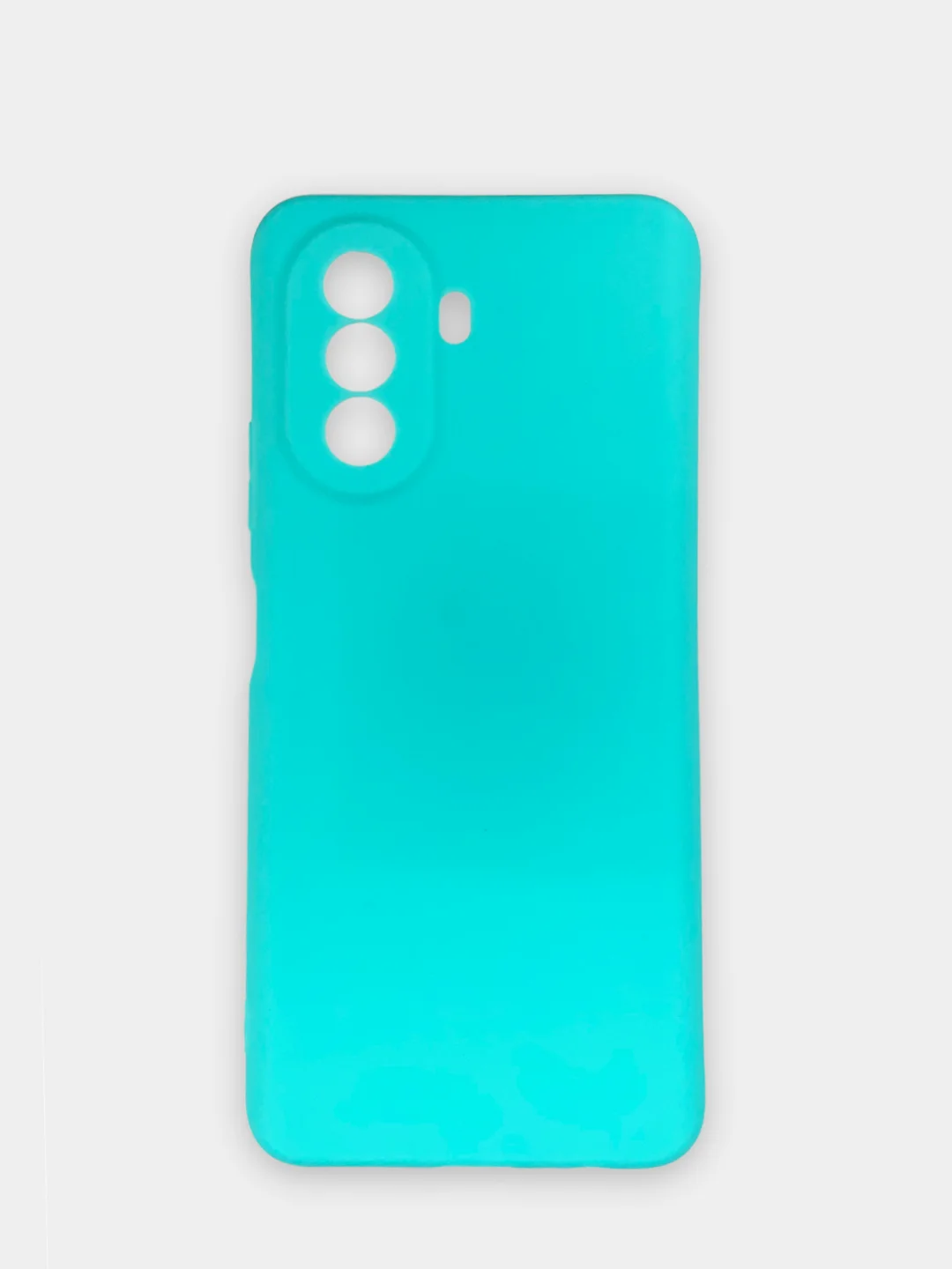 Бирюзовый чехол Huawei Nova Y70, Хуавей Нова У70 силиконовый, цветной, матовый
