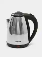 Серый металлик электрический чайник SCARLETT SC-20А, 2 литра
