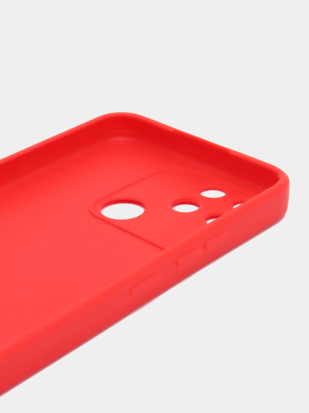 Красный чехол Realme NARZO 50A силиконовый (Реалми НАРЗО 50А)