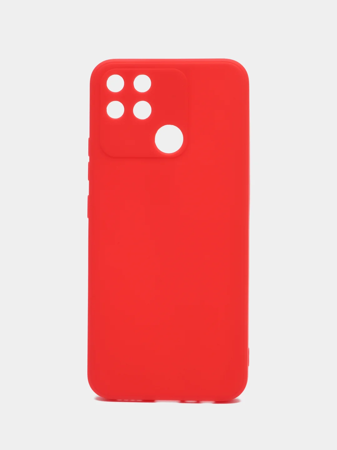 Красный чехол Realme NARZO 50A силиконовый (Реалми НАРЗО 50А)