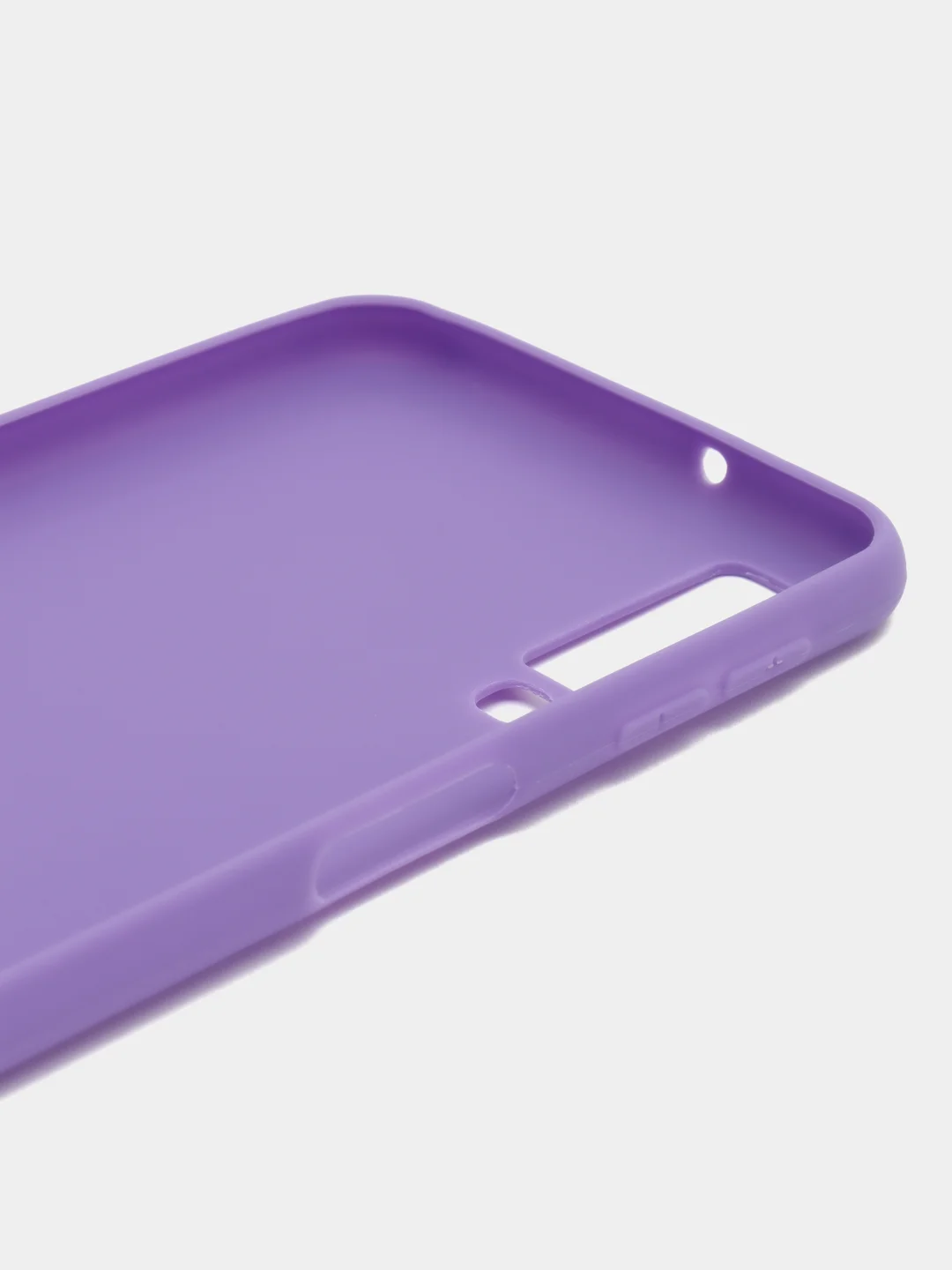 Аметистовый чехол для Samsung Galaxy A7 2018, А750 (Самсунг Галакси А7), прозрачный