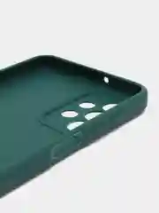 Тёмно-бирюзовый чехол для Samsung Galaxy A23 (Самсунг Галакси А23), прозрачный