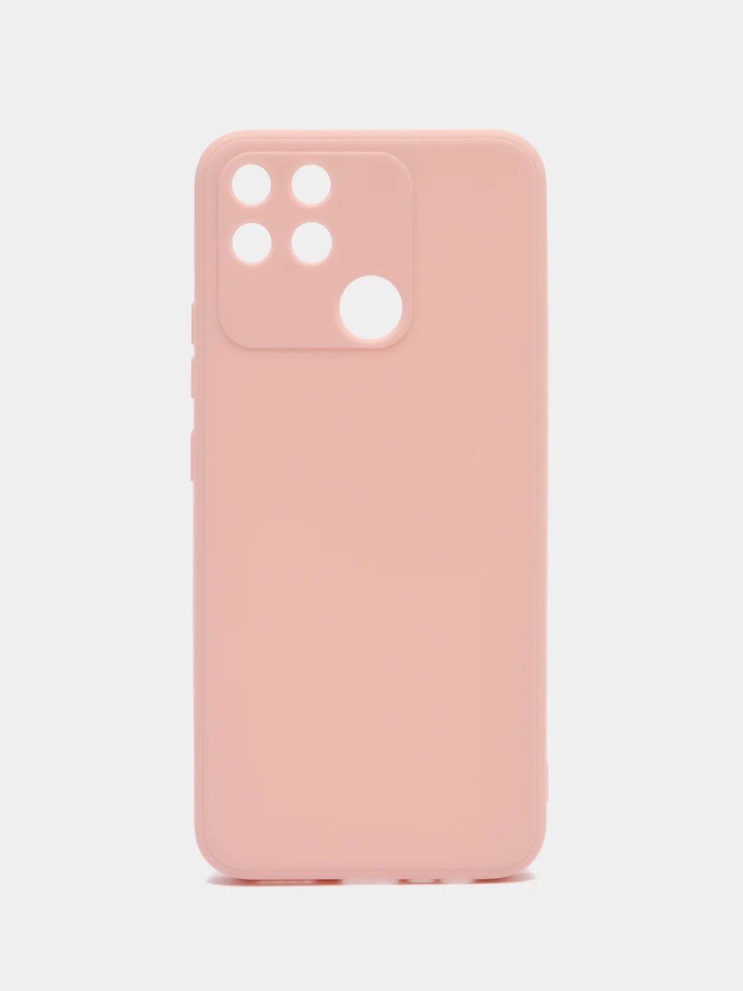 Розовый чехол Realme NARZO 50A силиконовый (Реалми НАРЗО 50А)