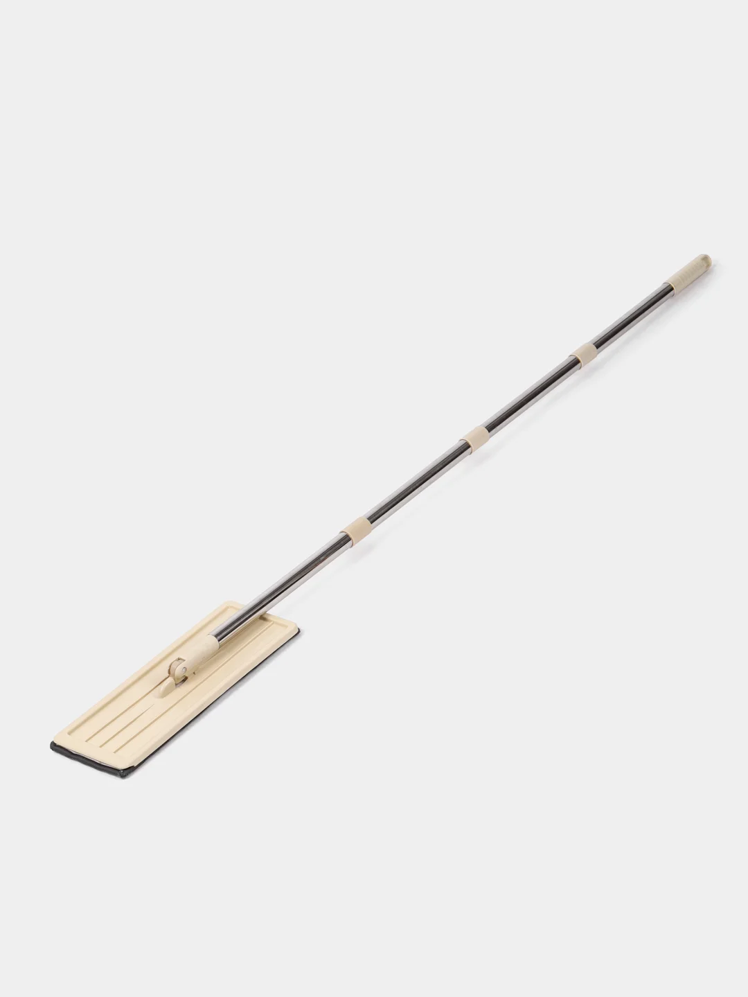 Светло-жёлтый комплект для уборки Scratch Cleaning Mop: швабра, ведро с отжимом (6 л) и насадка тряпка
