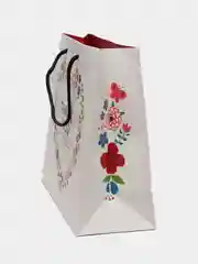 Розовый подарочный бумажный пакет "Thank You"