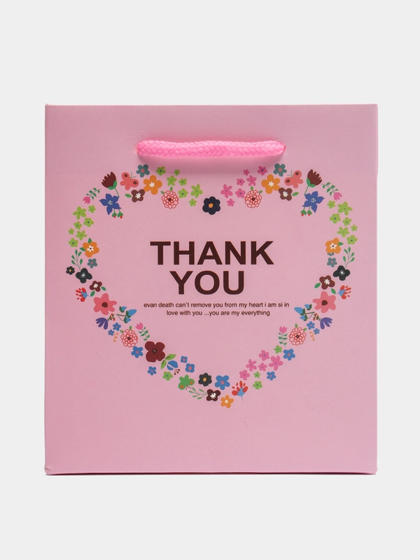 Подарочный бумажный пакет "Thank You"