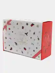 Самосборная коробка к Новому Году 21х15х8,5 см