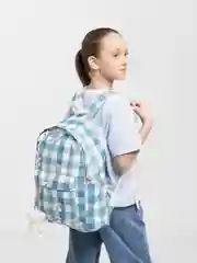 Бирюзовый рюкзак школьный, унисекс