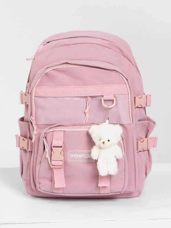 Милый школьный рюкзак в корейском стиле с брелком,  Hello Kitty